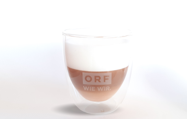 ORF Cappuccino-Glas