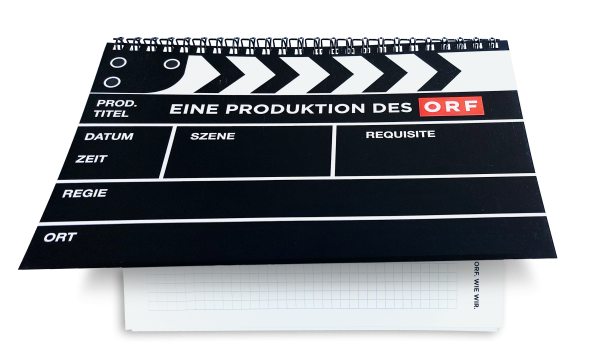ORF Notizblock „Filmklappe“